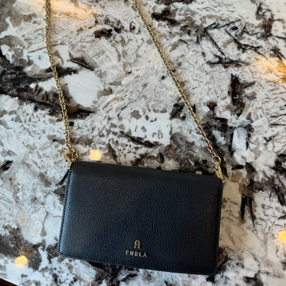 Furla Magnolia Chain Wallet M Nero - Picture 9 of 10